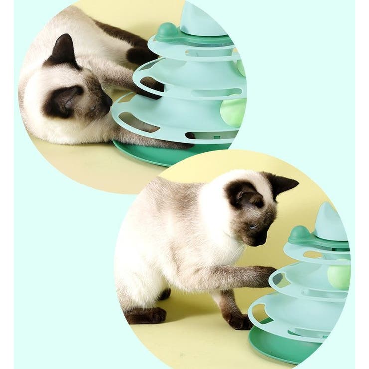 猫のおもちゃ タワー型 ボール | PlusNao | 詳細画像2 