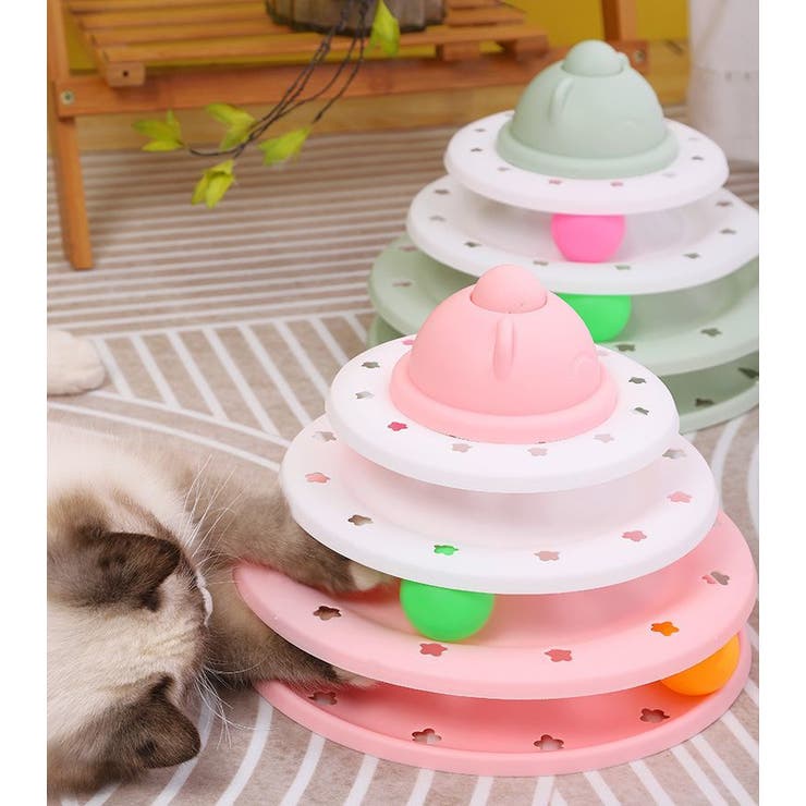 猫用おもちゃ タワー型 ペット用品 | PlusNao | 詳細画像2 
