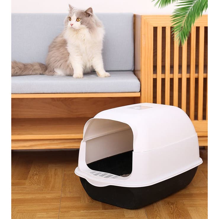 猫トイレ 本体 フルカバー | PlusNao | 詳細画像4 