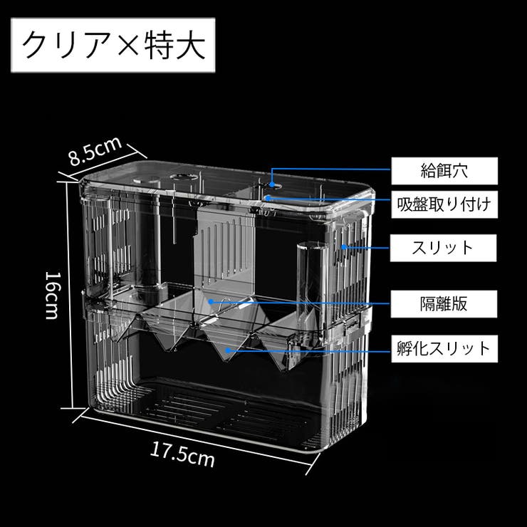 産卵ケース 隔離ケース 繁殖隔離ボックス | PlusNao | 詳細画像4 