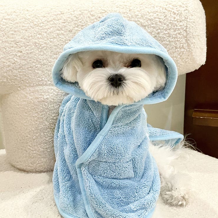 ペット用バスローブ 小型犬 犬用[品番：FQ000219032]｜PlusNao