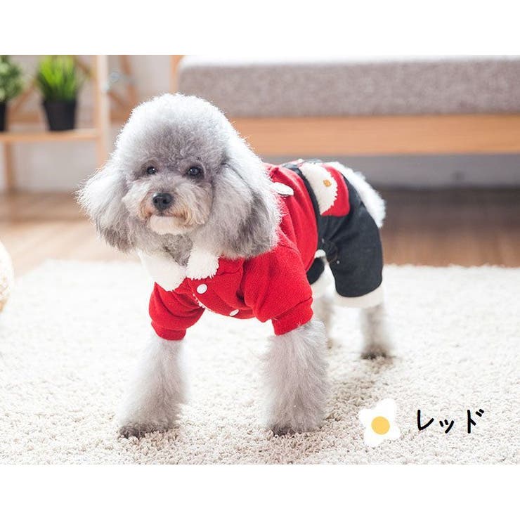 ドッグウエア フード付きカバーオール つなぎ | PlusNao | 詳細画像3 