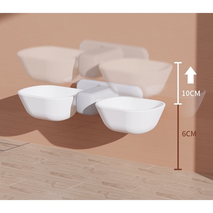 ペット用食器 ダブルボウル フードボウル | PlusNao | 詳細画像5 