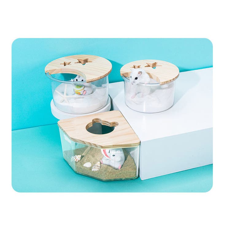 小動物用 砂浴び容器 砂風呂 | PlusNao | 詳細画像2 