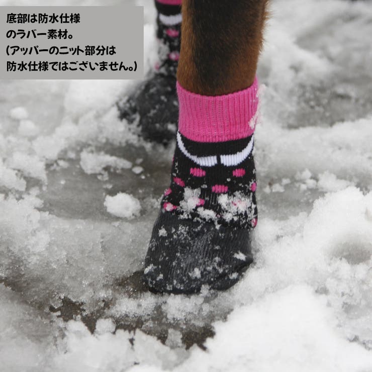 犬用ソックスシューズ 犬用靴 底部ラバー素材 | PlusNao | 詳細画像4 