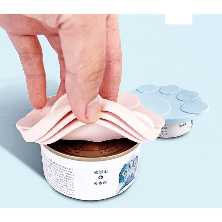 ペット用缶詰保存フタ スプーン付き 2点セット | PlusNao | 詳細画像3 