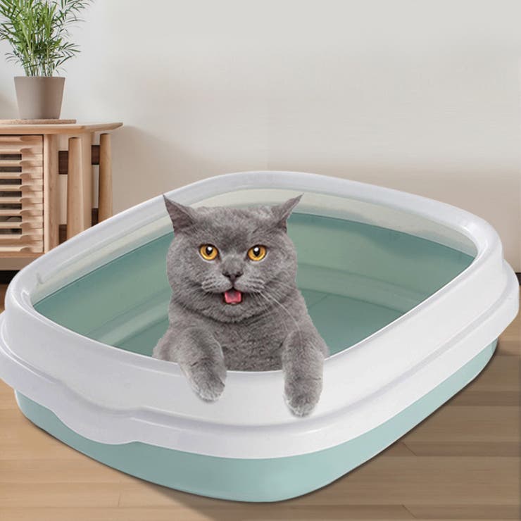 猫用トイレ 本体 スコップ付き | PlusNao | 詳細画像4 