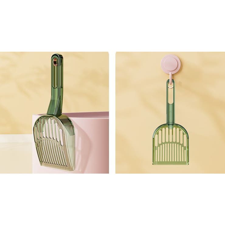 猫用トイレスコップ 猫砂スコップ ペット用品[品番：FQ000190795