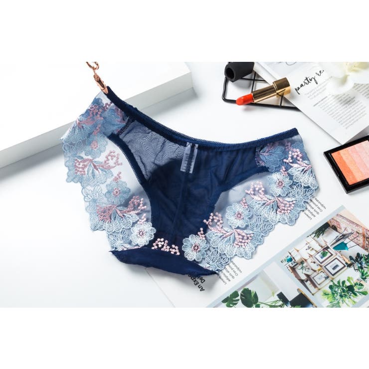 シースルーショーツ セクシーパンツ 花柄インナーレディースショーツフラワーレース | PlusNao | 詳細画像5 