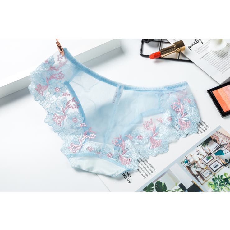 シースルーショーツ セクシーパンツ 花柄インナーレディースショーツフラワーレース | PlusNao | 詳細画像7 