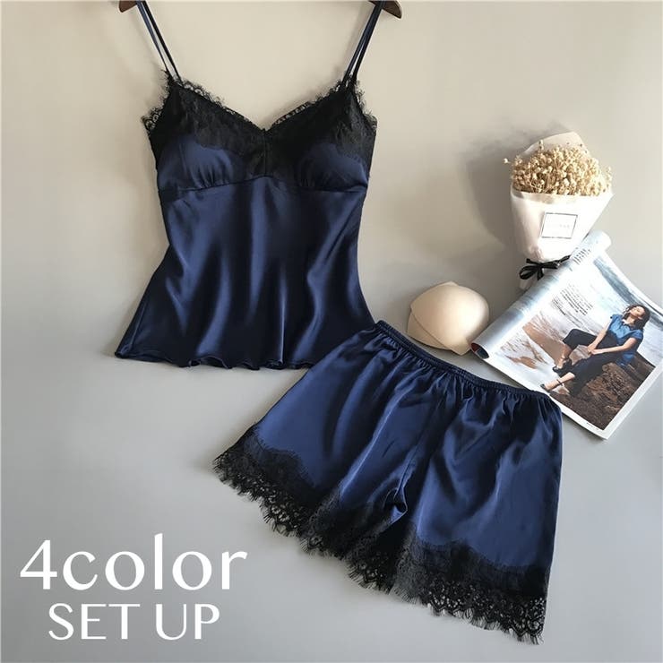 キャミソール ショーツ セットアップ | PlusNao | 詳細画像1 