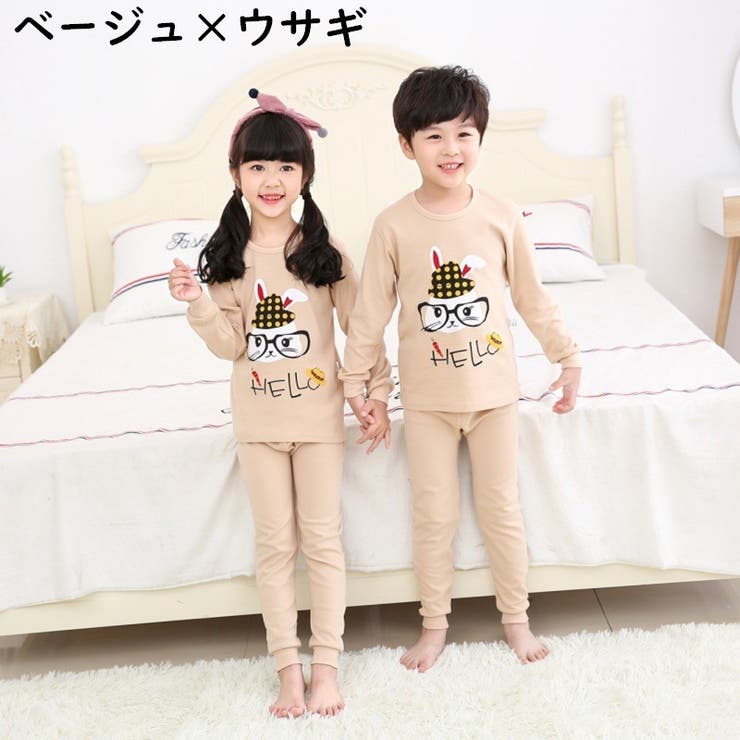 子供用パジャマ うのにもお得な 上下セット パジャマ 長袖