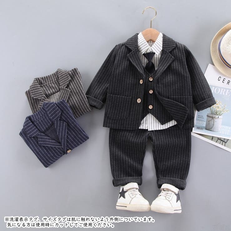 スリーピーススーツ セットアップ 上下セット | PlusNao | 詳細画像2 