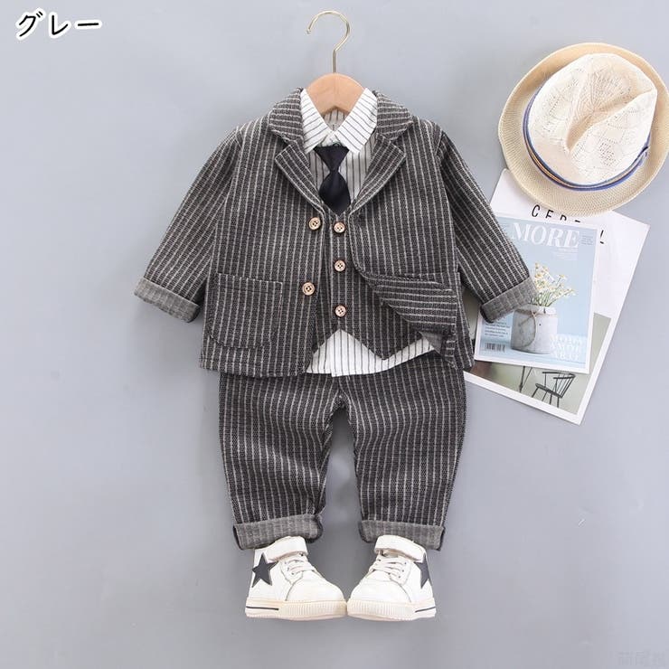 スリーピーススーツ セットアップ 上下セット | PlusNao | 詳細画像7 
