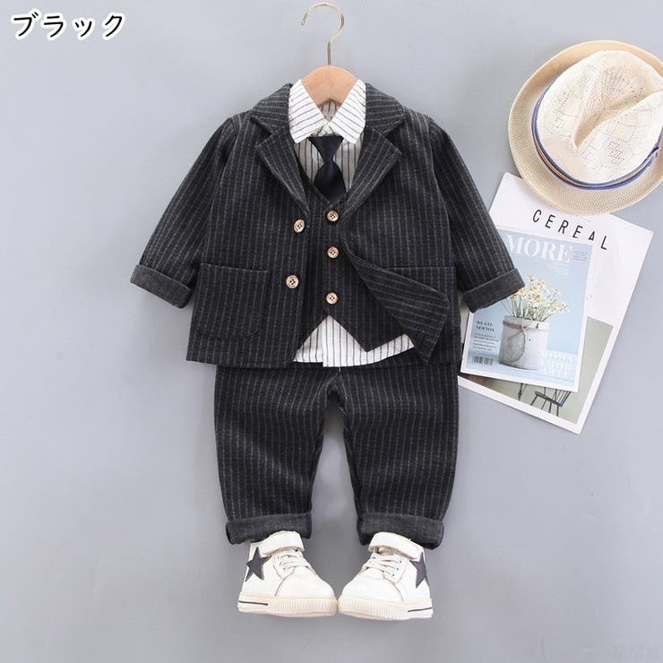 スリーピーススーツ セットアップ 上下セット | PlusNao | 詳細画像8 