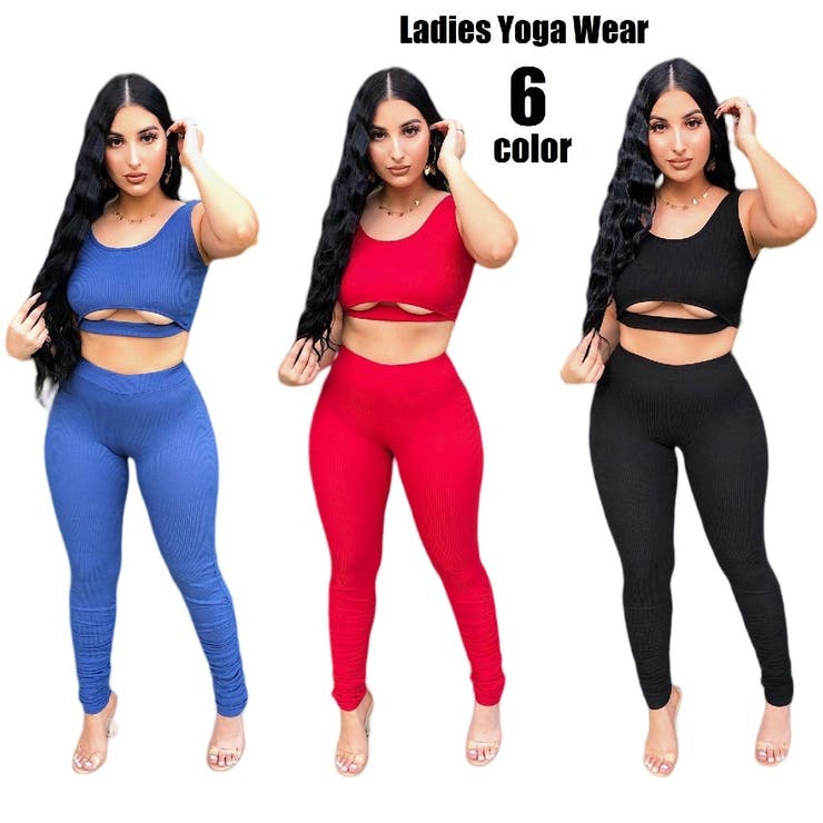 ヨガウェア 上下セット レディース | PlusNao | 詳細画像1 