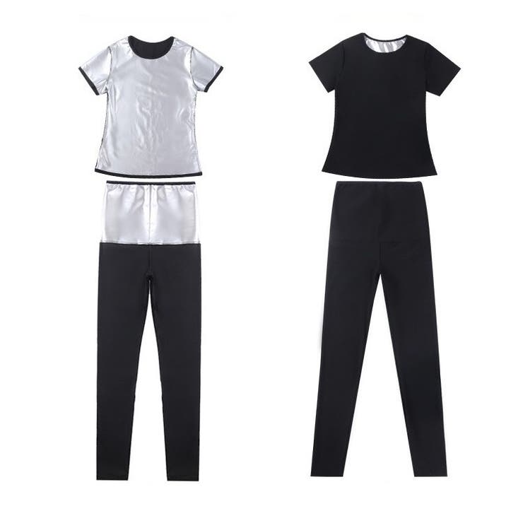 サウナスーツ 上下セット レディース | PlusNao | 詳細画像7 