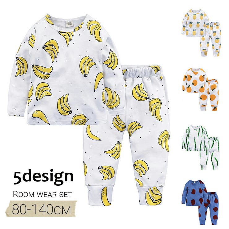 POP柄キッズパジャマ 上下セット トップス | PlusNao | 詳細画像1 