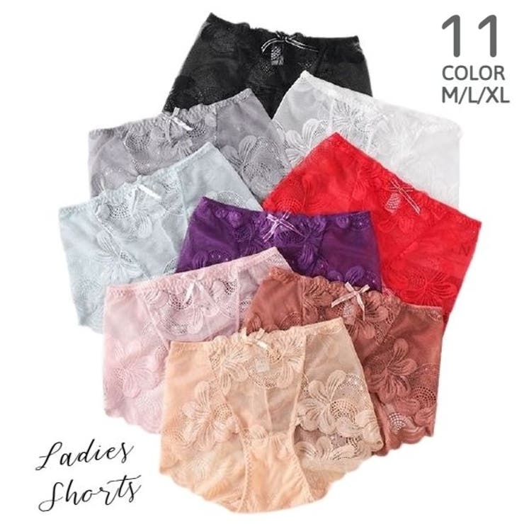 ボックスショーツ 総レース レディース | PlusNao | 詳細画像1 