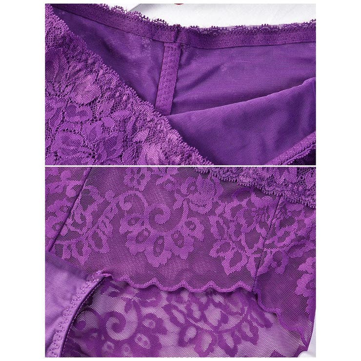 スタンダードショーツ ハイウエスト レースショーツ | PlusNao | 詳細画像16 