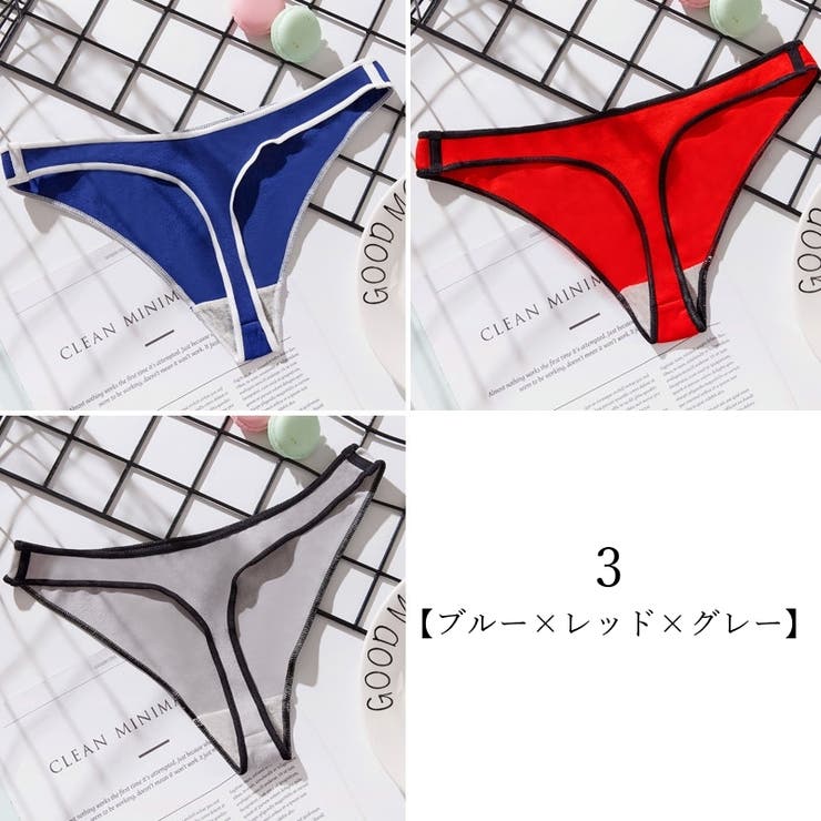 Tバックショーツ 3枚セット ショーツ | PlusNao | 詳細画像17 