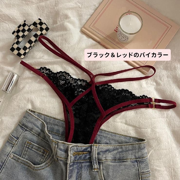 ヒップハンガーショーツ サイドストリング ショーツ | PlusNao | 詳細画像4 