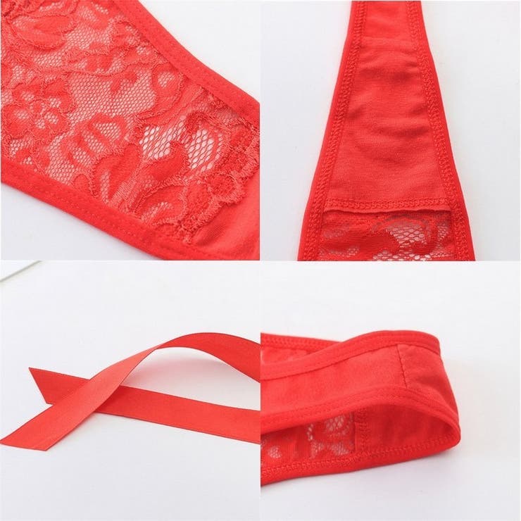 Tバックショーツ 紐パン リボン | PlusNao | 詳細画像9 