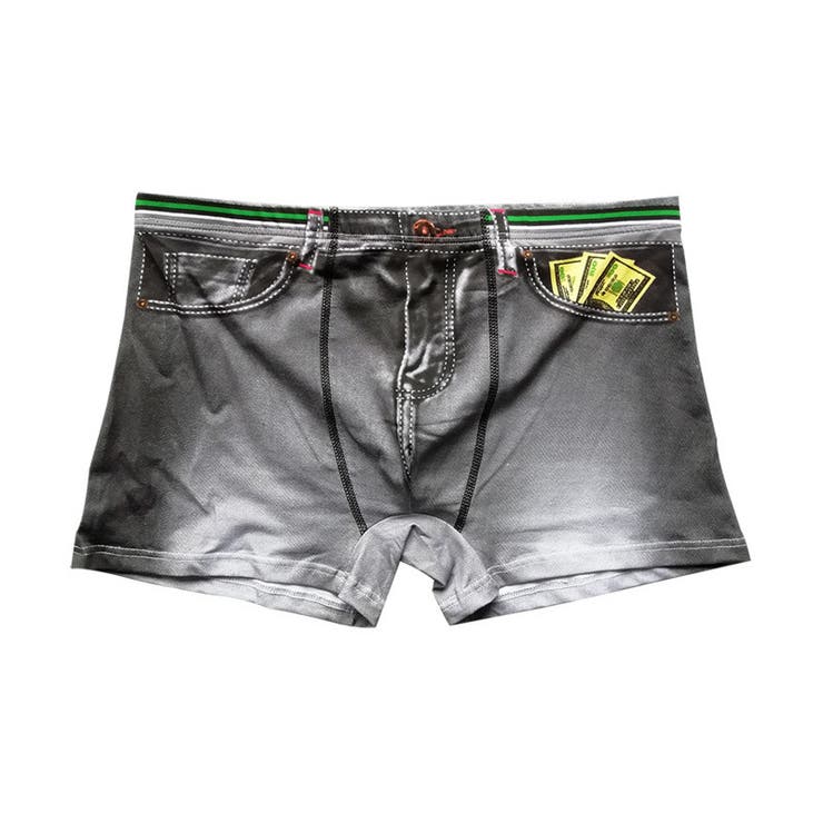 ボクサーパンツ 単品 デニム風 | PlusNao | 詳細画像8 