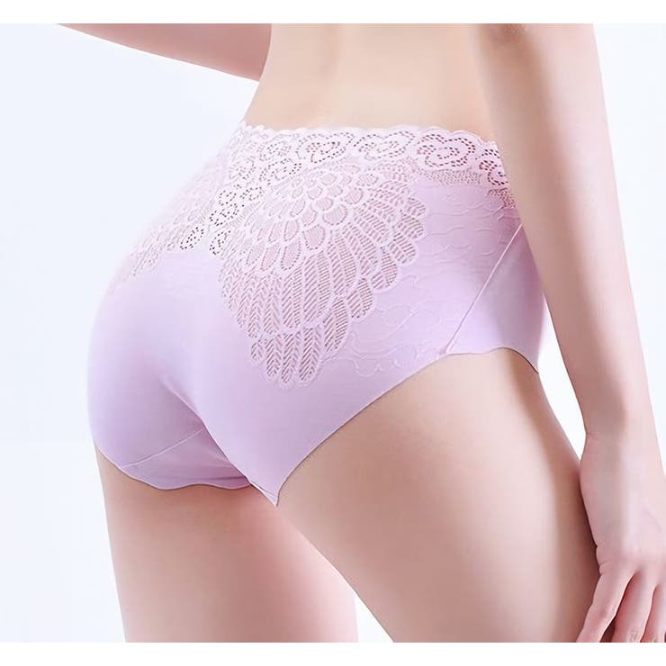 スタンダードショーツ バックレース 花柄 | PlusNao | 詳細画像6 