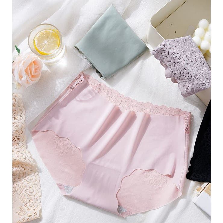 スタンダードショーツ バックレース 花柄 | PlusNao | 詳細画像9 