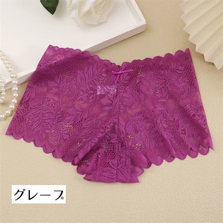 ボックスショーツ ボーイレッグ 総レース | PlusNao | 詳細画像16 