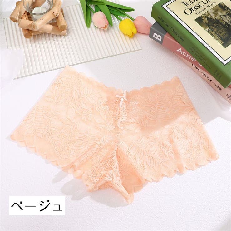 ボックスショーツ ボーイレッグ 総レース | PlusNao | 詳細画像18 