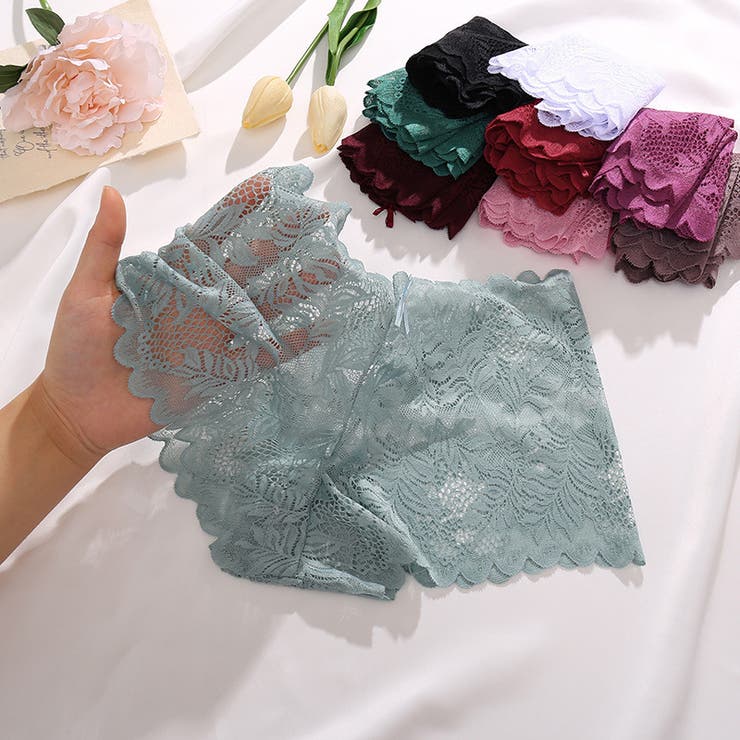 ボックスショーツ ボーイレッグ 総レース | PlusNao | 詳細画像7 