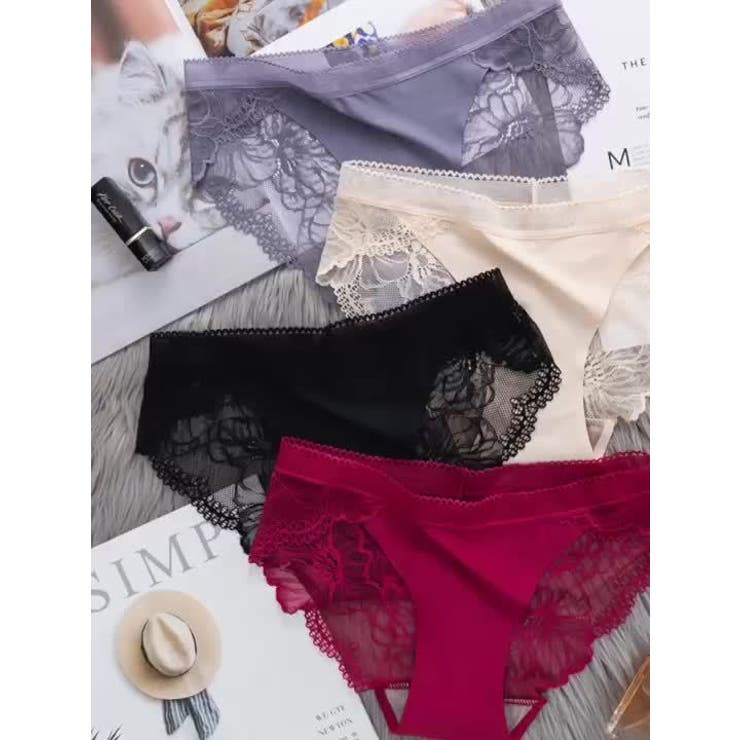 スタンダードショーツ シームレス バックレース | PlusNao | 詳細画像8 