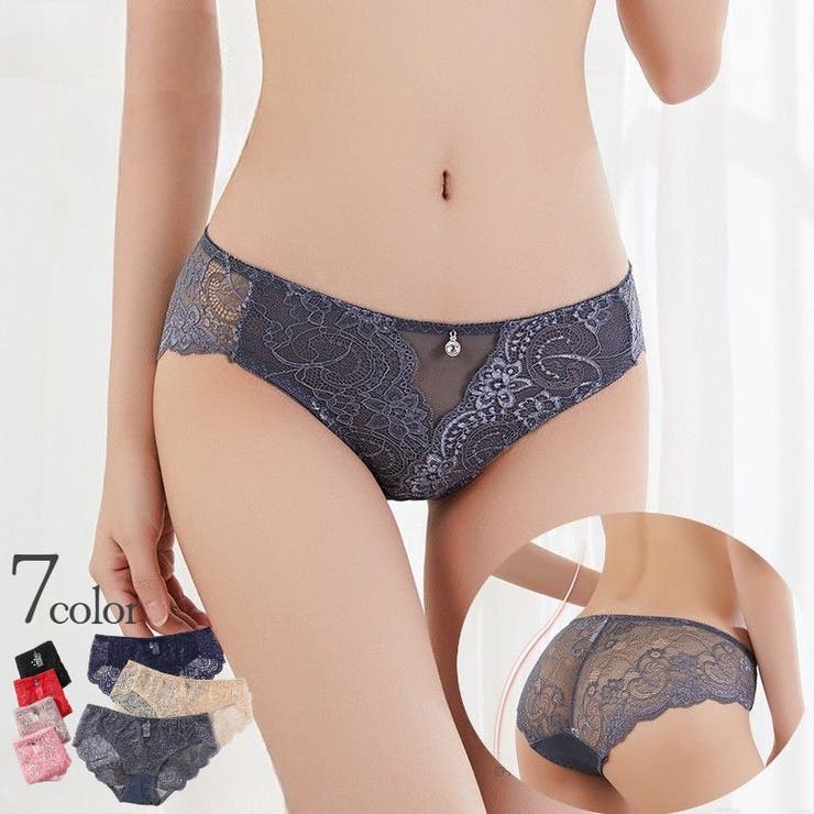 ヒップハンガーショーツ 総レース 花柄 | PlusNao | 詳細画像1 