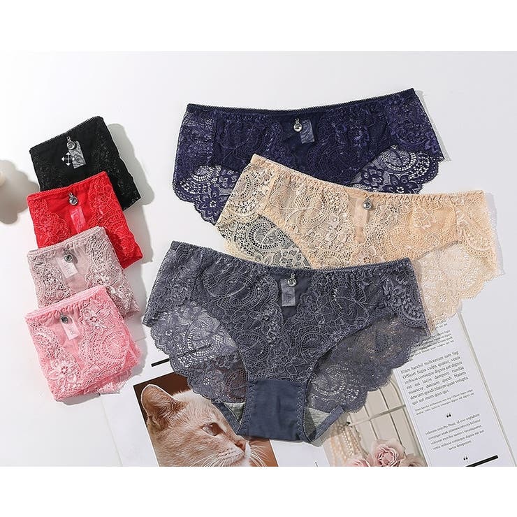 ヒップハンガーショーツ 総レース 花柄 | PlusNao | 詳細画像8 