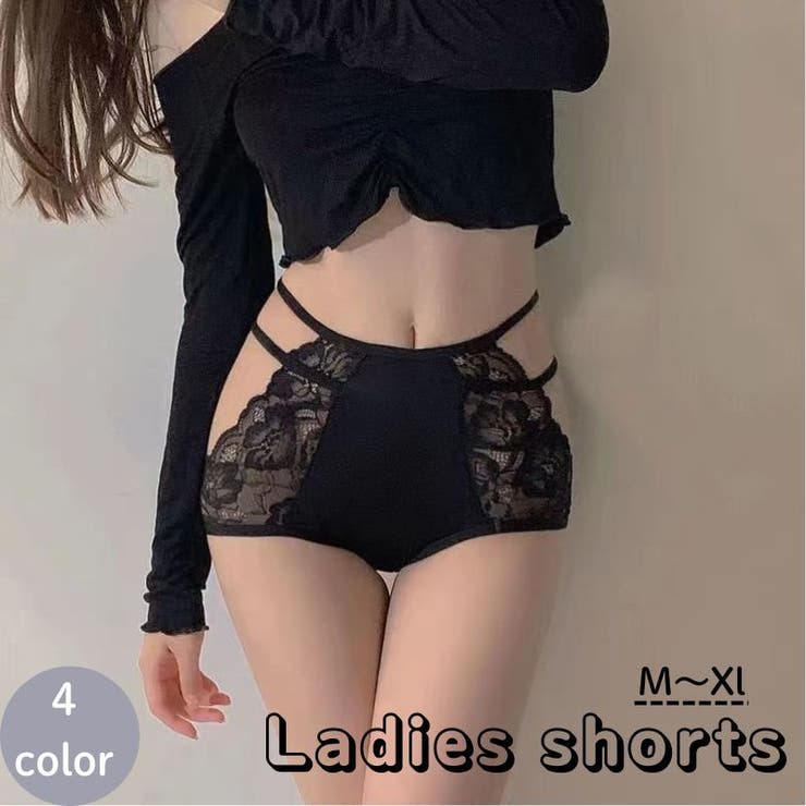 ショーツ ハイウエスト サイド紐 | PlusNao | 詳細画像1 