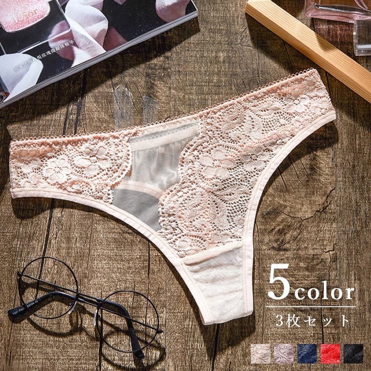 Tバックショーツ 3枚セット ショーツ | PlusNao | 詳細画像1 