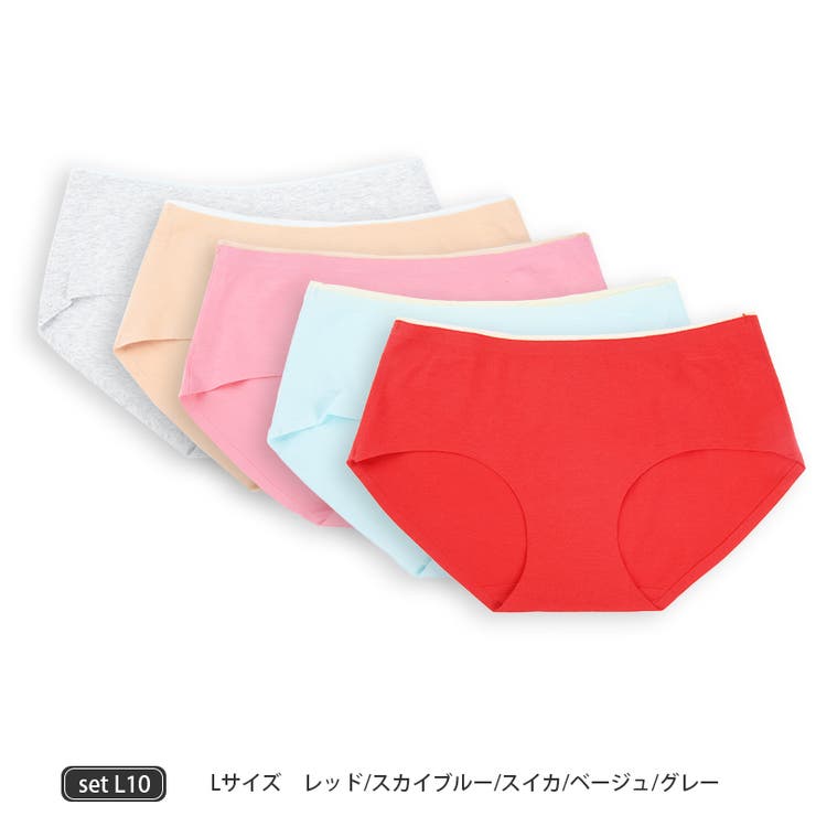 ショーツ5枚セット スタンダード シームレス | PlusNao | 詳細画像12 