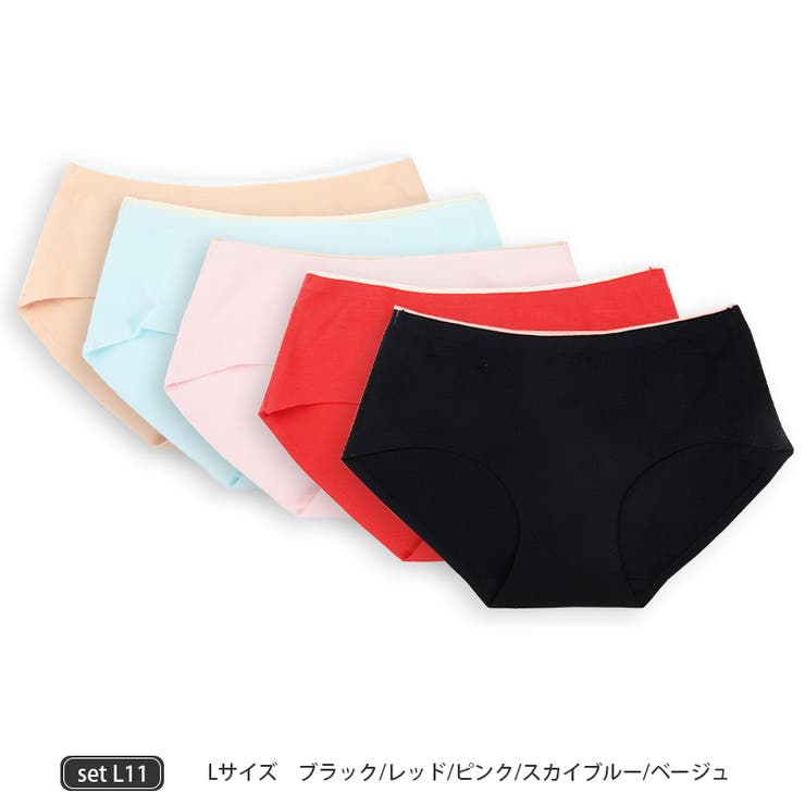 ショーツ5枚セット スタンダード シームレス | PlusNao | 詳細画像13 