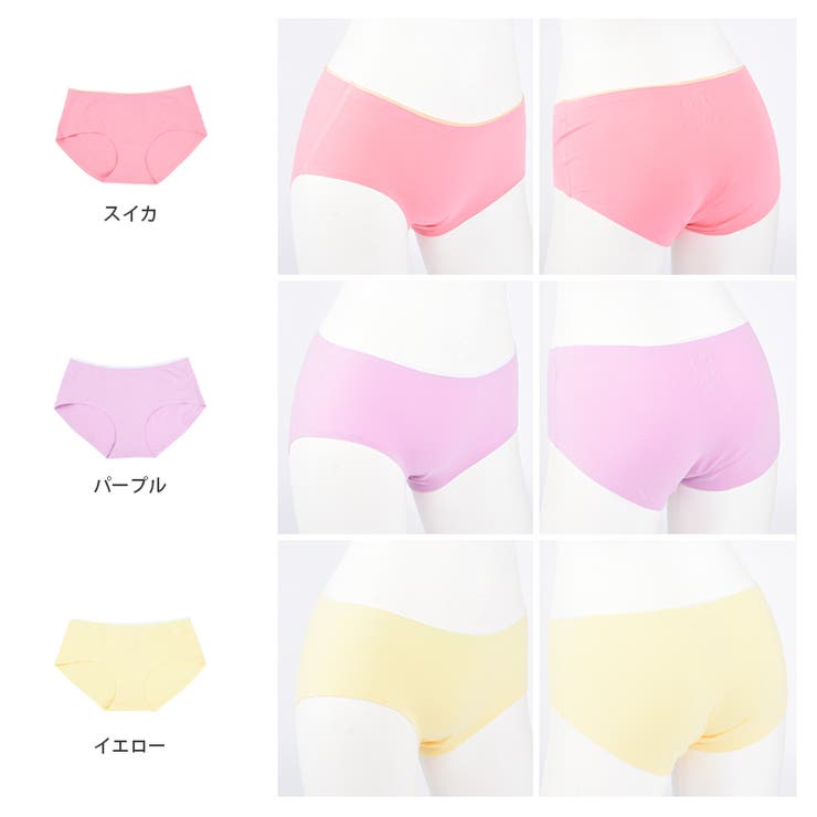 ショーツ5枚セット スタンダード シームレス | PlusNao | 詳細画像18 
