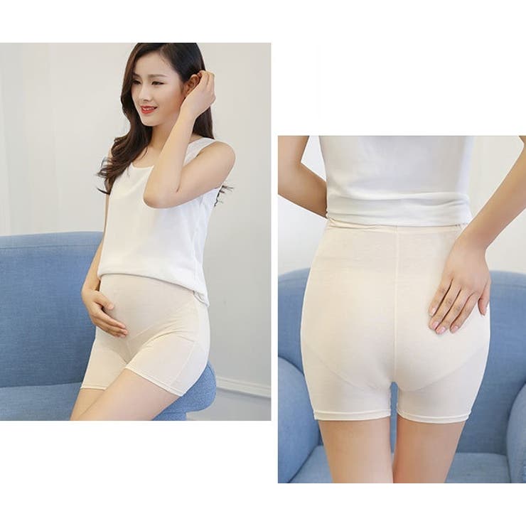 マタニティショーツ 3分丈 ハイウエスト | PlusNao | 詳細画像6 
