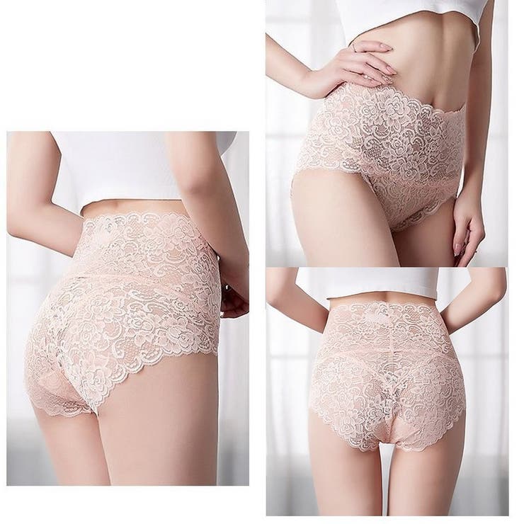 スタンダードショーツ ハイウエスト 総レース | PlusNao | 詳細画像4 