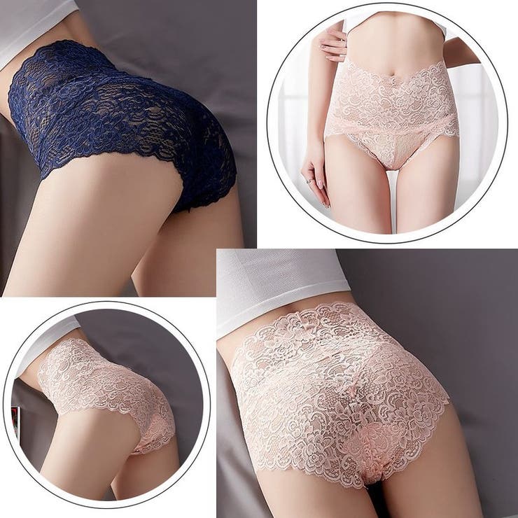 スタンダードショーツ ハイウエスト 総レース | PlusNao | 詳細画像6 