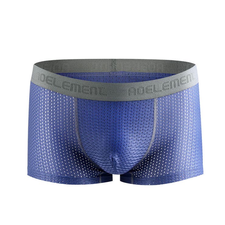 ボクサーパンツ メッシュ素材 ウエストロゴ | PlusNao | 詳細画像7 