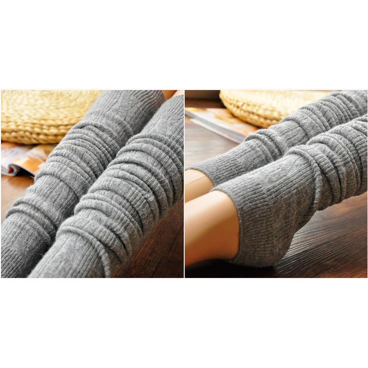 レッグウォーマー 足首ウォーマー ニット | PlusNao | 詳細画像12 