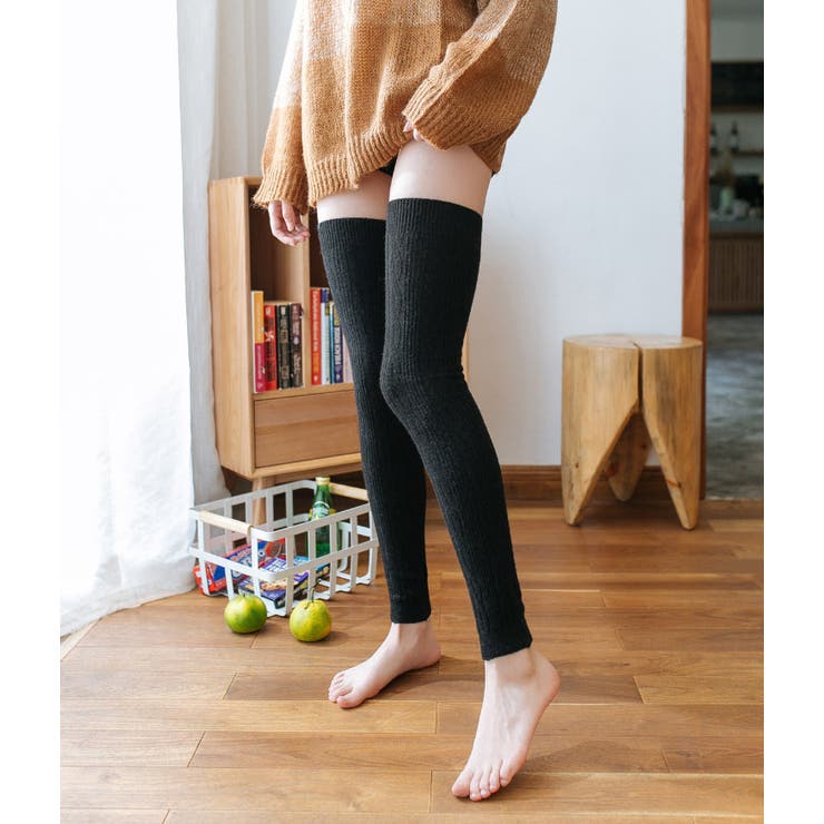 レッグウォーマー 足首ウォーマー ニット | PlusNao | 詳細画像3 