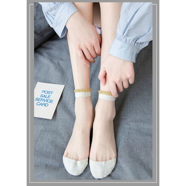 アンクルソックス シアーソックス 4足セット | PlusNao | 詳細画像2 