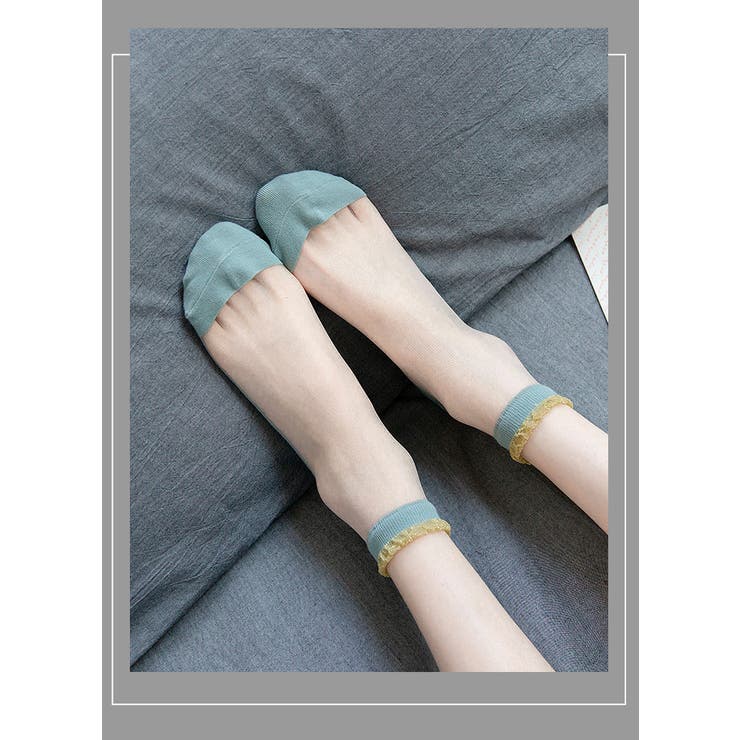 アンクルソックス シアーソックス 4足セット | PlusNao | 詳細画像5 