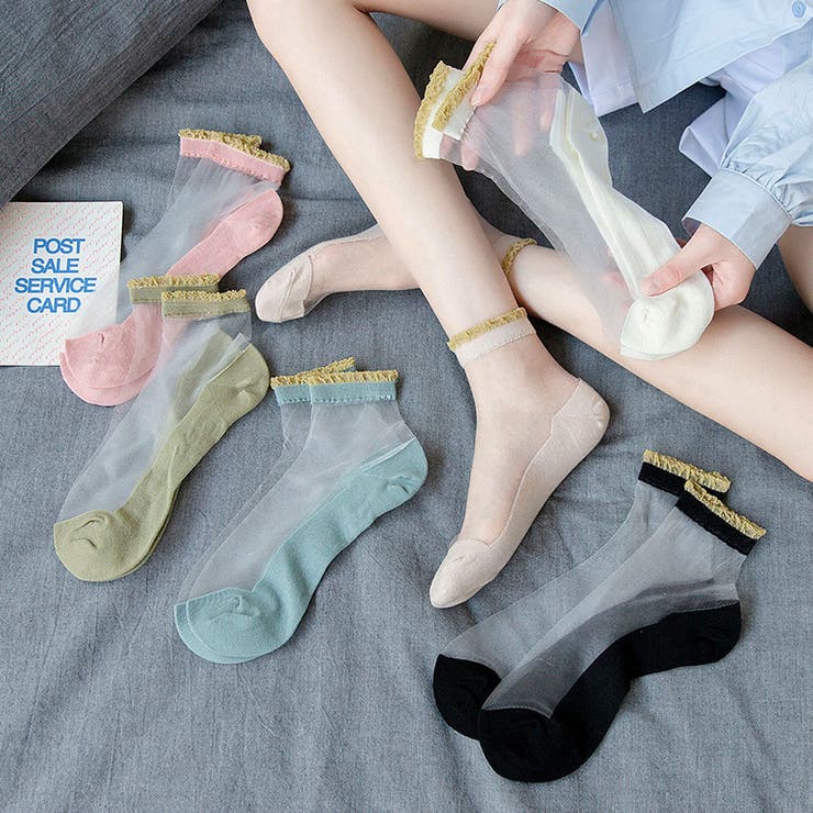 アンクルソックス シアーソックス 4足セット | PlusNao | 詳細画像7 